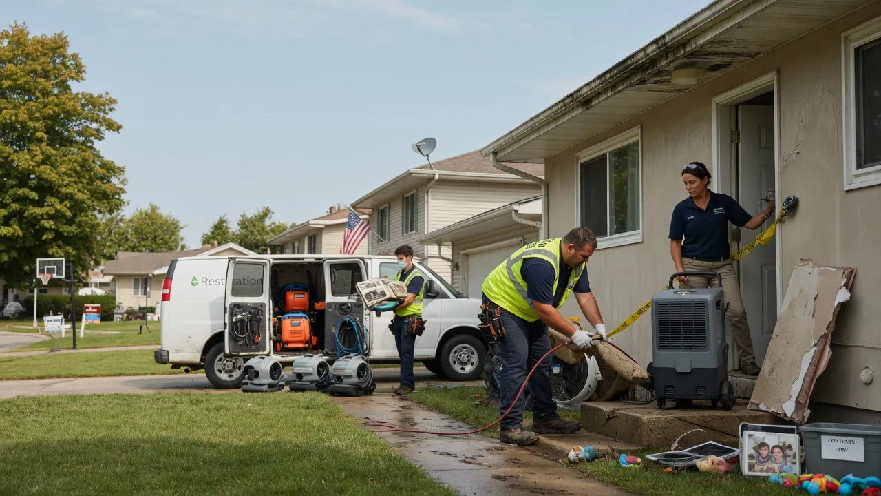 Water Damage Restoration in Crawfordsville, IN near me